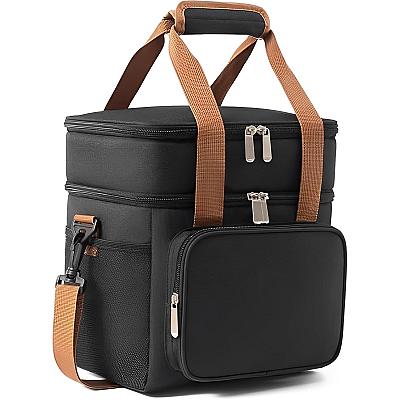 Imagem do produto Bolsa Térmica Grande Espaçosa Dois Compartimentos...