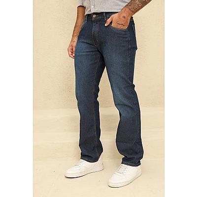 Imagem do produto Calça Jeans Masculina Corte Reto Tradicional Elast...