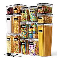 Imagem do produto Kit14 Pote Hermético Qd Mantimento Cozinha Dispens...