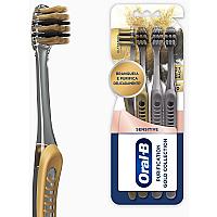 Imagem do produto Oral-B Escova de Dente Sensitive Purification Gold...