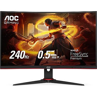 Imagem do produto Monitor Gamer AOC LEGEND 27 240Hz 0,5ms, Preta/Ver...