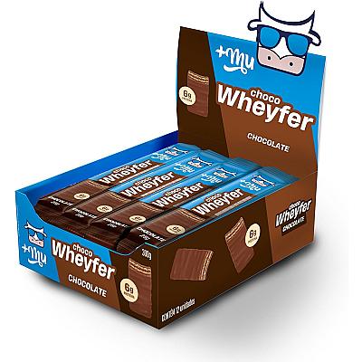 Imagem do produto Chocowheyfer, Mais Mu, Wafer Proteico Sabor Chocol...