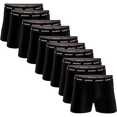 Imagem do produto Kit 10 Cuecas Boxer Sandrini Masculinas Algodão Co...