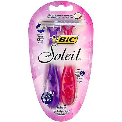 Imagem do produto BIC Aparelho De Depilar 2 Unid Soleil Rosa E Roxo...