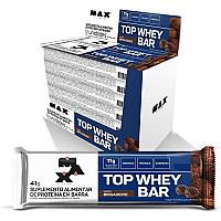 Imagem do produto Max Titanium Top Whey Bar - 12 Unidades, De 41G Br...