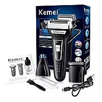 Imagem do produto Barbeador E Cortador De Cabelo 3 Em 1 Kemei 