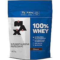 Imagem do produto 100% Whey Refil (900g) - Chocolate, Max Titanium