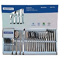 Imagem do produto Jogo Talheres Faqueiro Búzios, Aço Inox 24 Peças,...
