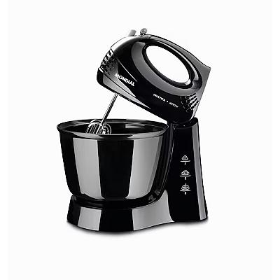 Imagem do produto Batedeira Preta Mondial Prática Black B-44 com 3 V...