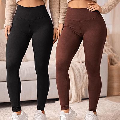 Imagem do produto Kit 2 Legging Flanelada Feminina Peluciada Térmica...