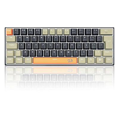Imagem do produto Teclado Gamer Redragon Lakshmi, Switch Brown, Layo...