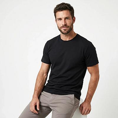 Imagem do produto Camiseta Básica Polo Fit Masculina Algodão Casual...