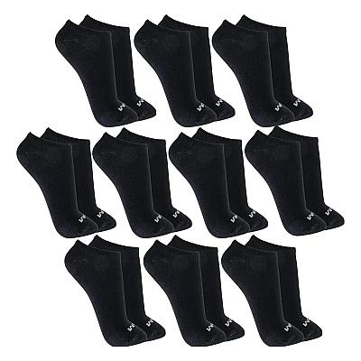Imagem do produto Kit 10 Pares Meias Mash, Invisível Esportiva Algod...