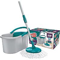 Imagem do produto Mop FIT Giratório com 2 refis microfibra, Flash Li...