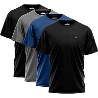 Imagem do produto Kit 4 Camisas Dry-fit Sandrini Masculina Amazon Ac...