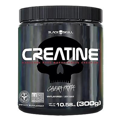 Imagem do produto Creatina Monohidratada Pura Pote 300g Black Skull...