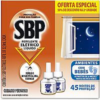 Imagem do produto 2ª Unid 35Ml SBP Repelente Elétrico Líquido 45 Noi...