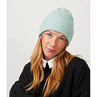 Imagem do produto Gorro em Tricô com Barra Dobrada Verde