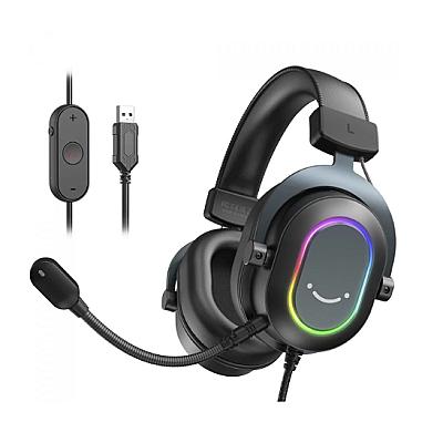 Imagem do produto Headset Gamer Fifine H6, 7.1 Surround USB, Black