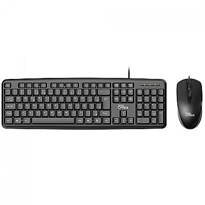 Imagem do produto Combo de Teclado e Mouse Dr. Office DC100, USB, co...