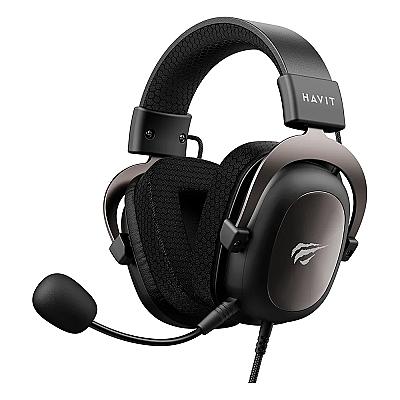 Imagem do produto Headset Gamer Havit, Drivers 53mm, 3.5mm, PC, Pret...