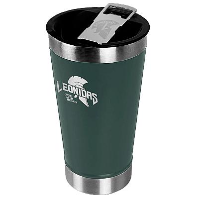 Imagem do produto Copo Térmico Leonidas, 473ml, Quente ou Frio, Meta...