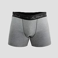 Imagem do produto Cueca Boxer Alpha Mescla Cinza