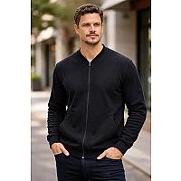 Imagem do produto Blusa De Moletom Com Ziper Canguru Flanelado Inver...