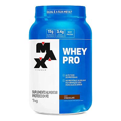 Imagem do produto Proteína Max Titanium Whey Pro Concetrado em pó sa...