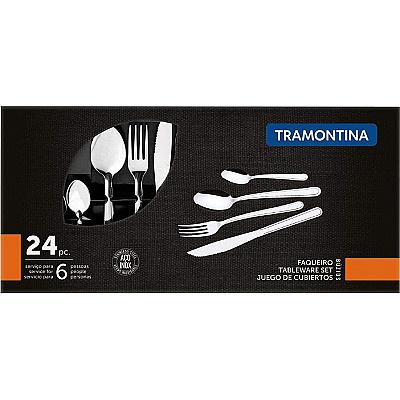 Imagem do produto Faqueiro em Aço Inox Búzios com 24 Peças