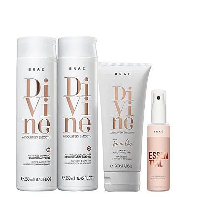 Imagem do produto Brae Kit Divine Duo 250ml Leave-in 200g e MINI Ess...