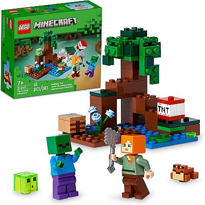 Imagem do produto LEGO Minecraft A Aventura no Pântano 21240 (65 Peç...