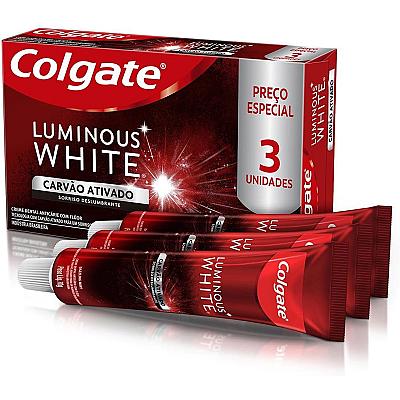Imagem do produto Colgate Creme Dental Clareador Luminous White Carv...