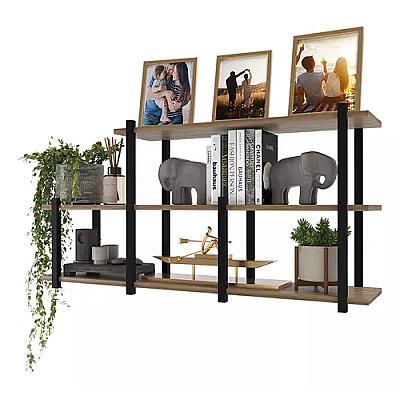 Imagem do produto Prateleira De Parede Suspensa Estilo Industrial Fe...