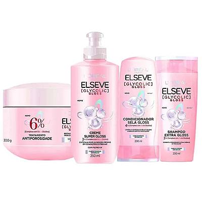 Imagem do produto Elseve Glycolic Gloss Kit - Shampoo + Condicionado...