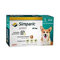 Imagem do produto Antipulgas Simparic 10 a 20kg Cães 40mg 1 comprimi...