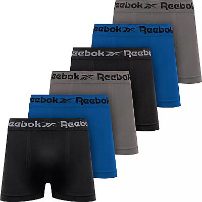 Imagem do produto Kit 6 Cuecas Boxer Reebok Original Box Sem Costura...
