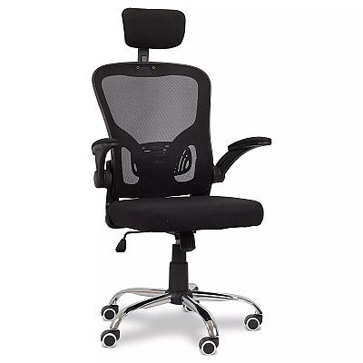 Imagem do produto Cadeira de Escritório Comfy Way Plus Preta Tela Me...