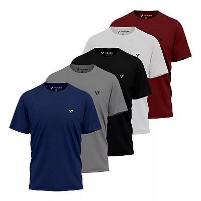 Imagem do produto 5 Camiseta Masculina Camisas Slim Voker 100% Algod...