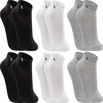 Imagem do produto Kit 6 Pares Meias Masculina Lupo Cano Curto de Alg...