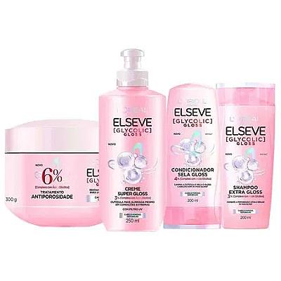 Imagem do produto Kit da Elseve Glycolic Gloss Kit - Shampoo + Condi...