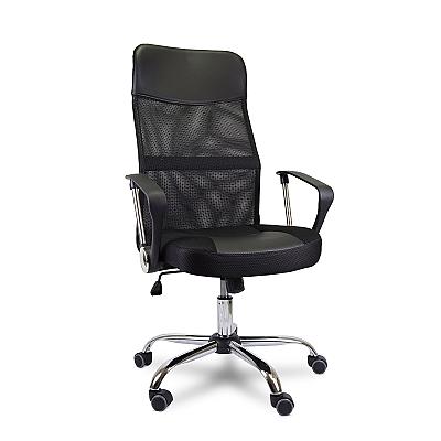 Imagem do produto Cadeira de Escritório Comfy Worth Preta, Base Gira...