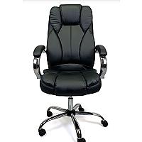 Imagem do produto Cadeira de Escritório Comfy Lusty Preta, Base Gira...