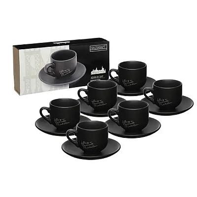 Imagem do produto Conjunto 6 Xícaras De Café Com Pires Em Porcelana...