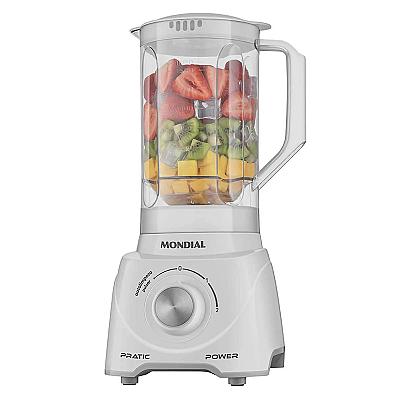 Imagem do produto Liquidificador Pratic Power Mondial Branco 550W 12...