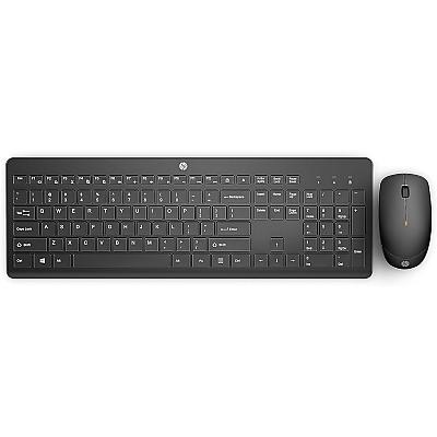 Imagem do produto Combo de Teclado e Mouse Ergonômico Sem Fio HP 230...