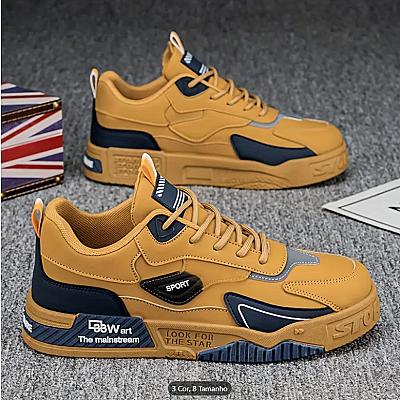 Imagem do produto Tênis de skate masculino baixo topo - Estilo casua...