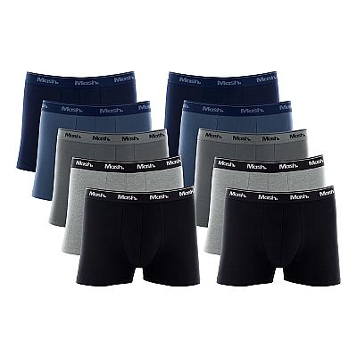 Imagem do produto Kit 10 Cuecas Boxer Algodão Cotton Box Original Ma...