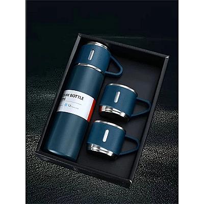 Imagem do produto caneca Kit Garrafa Térmica Vacuum Bottle Inox 500m...