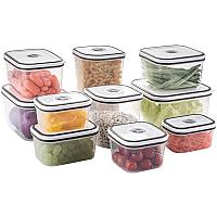 Imagem do produto Kit Potes de Plástico Hermético 10 unidades Electr...